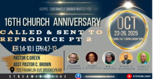 725 Franklin Church Anniversary